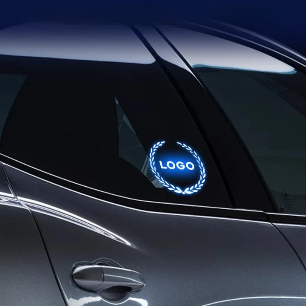 Logotipo LED recargable para coche – Efecto de luz de neón