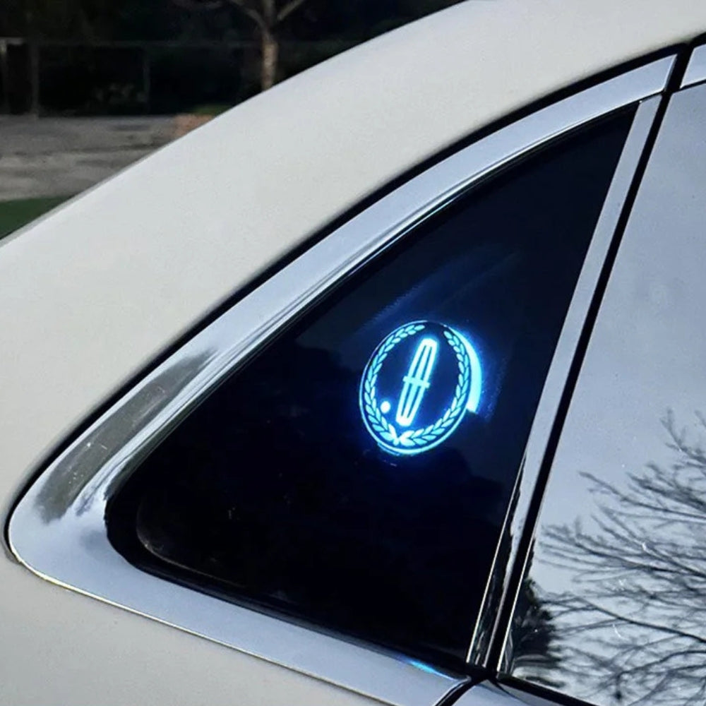 Logotipo LED recargable para coche – Efecto de luz de neón