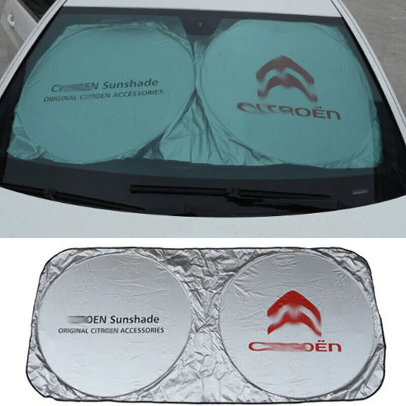 Parasol plegable para el coche con logotipo