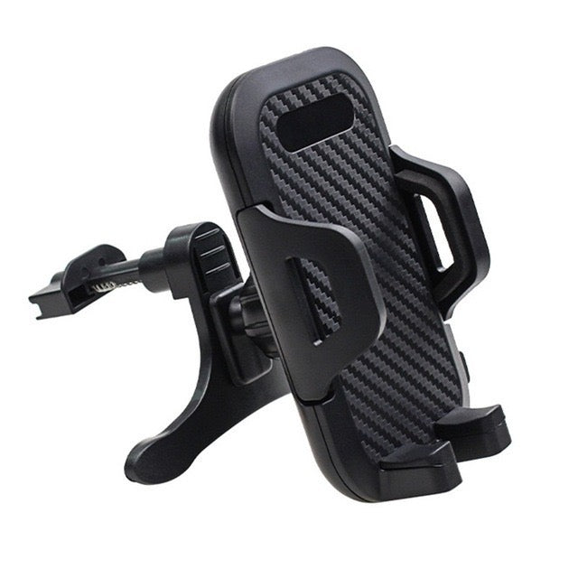 Soporte para móvil con ventosa para el coche + accesorio para la rejilla de ventilación gratis