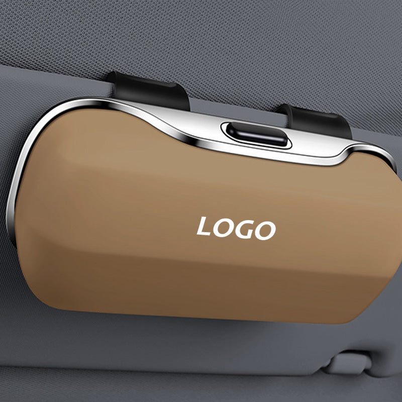 Estuche multifuncional para gafas de sol para el coche